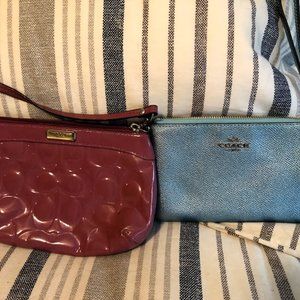 TWO AUTHENTIC COACH WRISTLETS